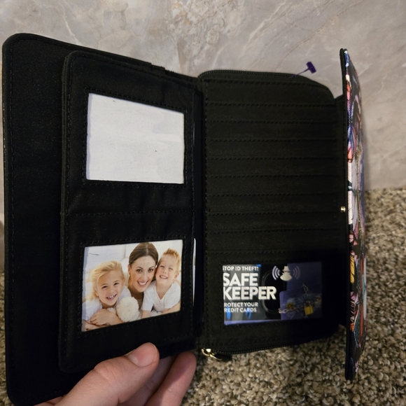 Mundi Black and Multicolor Butterfly Clutch - Picture 8 of 10